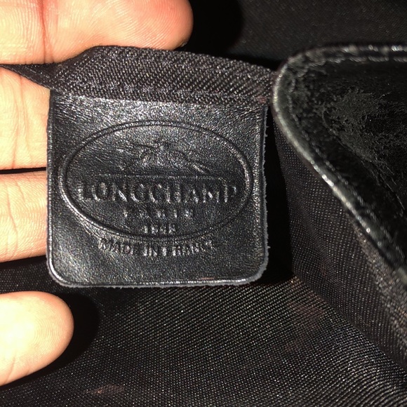 Longchamp Roseau Bamboo-toggle Cowhide Black Leather - Picture 7 of 12